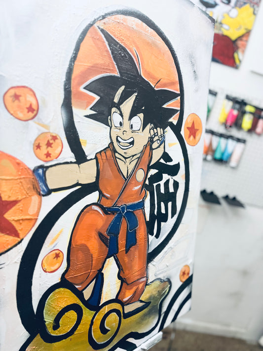 Limited Edition  Dragonball Z's GOKU FanArt by LWhite