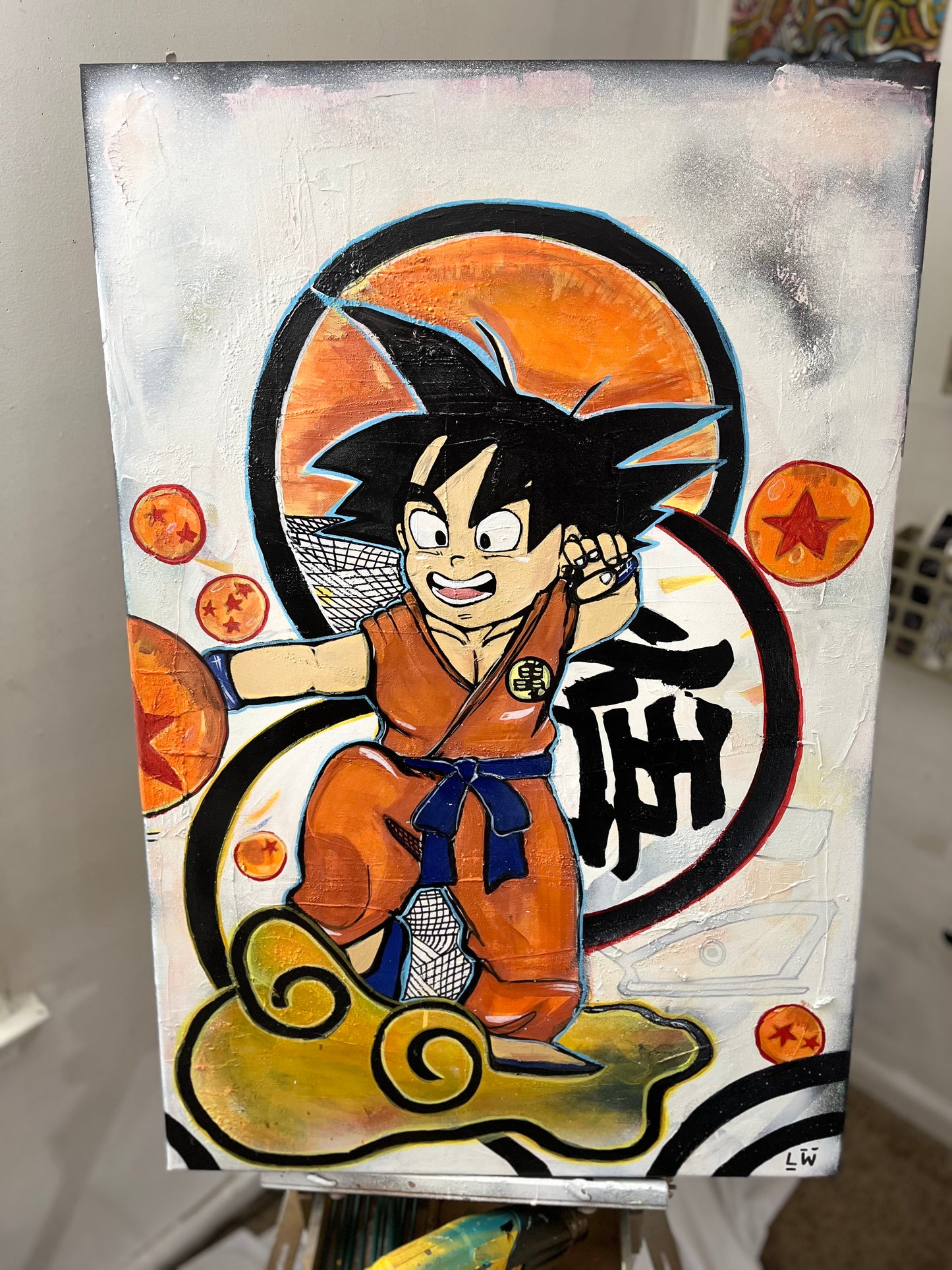 Limited Edition  Dragonball Z's GOKU FanArt by LWhite