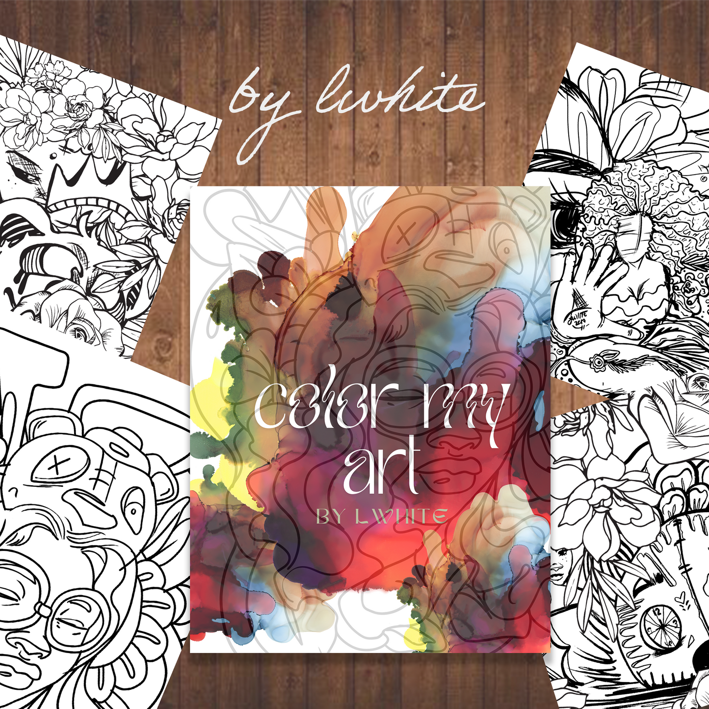 LWhite's Color My Art Coloring Book