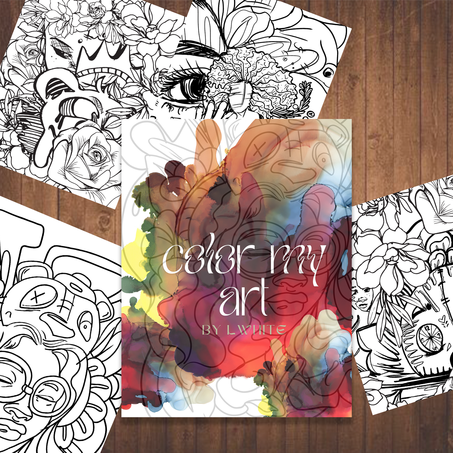 LWhite's Color My Art Coloring Book